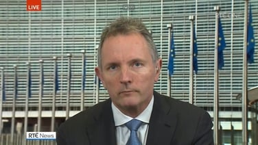 Tony Connelly live from Brussels