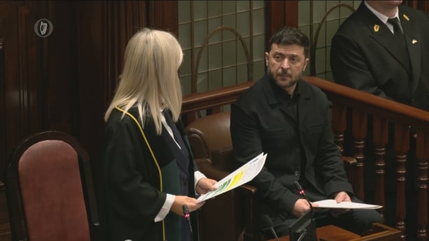 Ukrainian President Volodymyr Zelensky