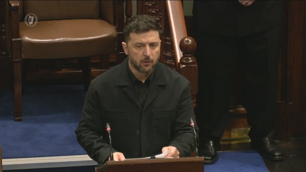 Ukrainian President Volodymyr Zelensky