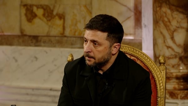 Ukrainian President Volodymyr Zelensky