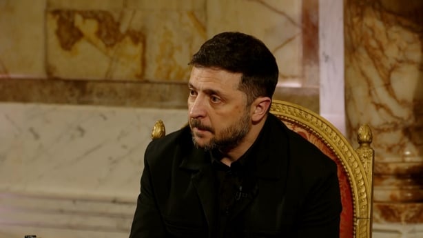 Ukrainian President Volodymyr Zelensky