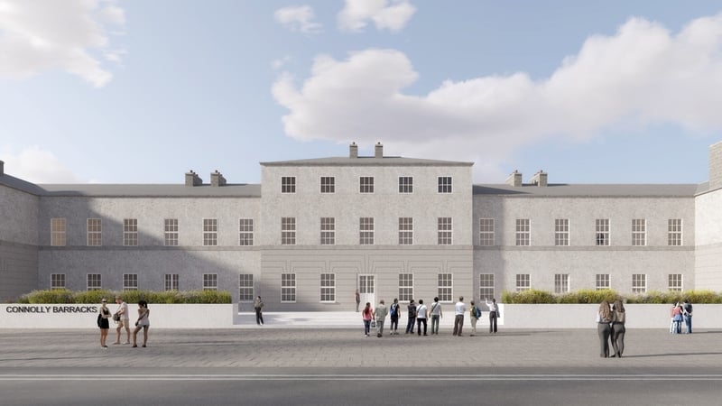 The 18-acre military site is now at the centre of a major regeneration project