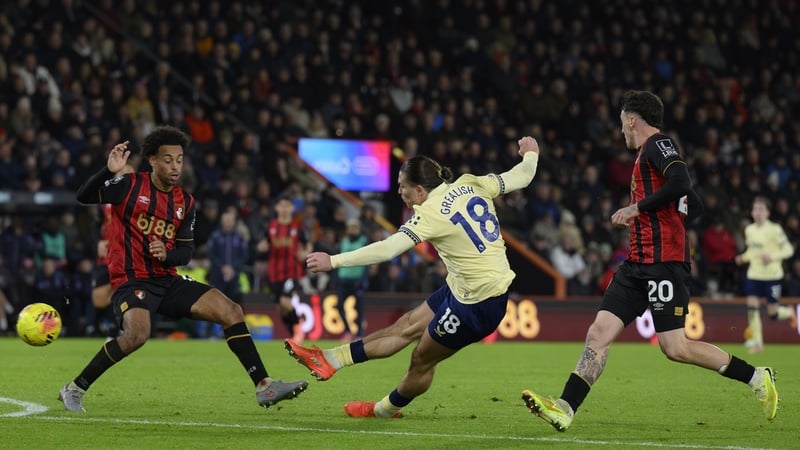 Jack Grealish fires home the winner for Everton