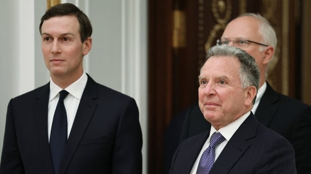 US special envoy Steve Witkoff and US President Donald Trump's son-in-law Jared Kushner at the Kremlin.