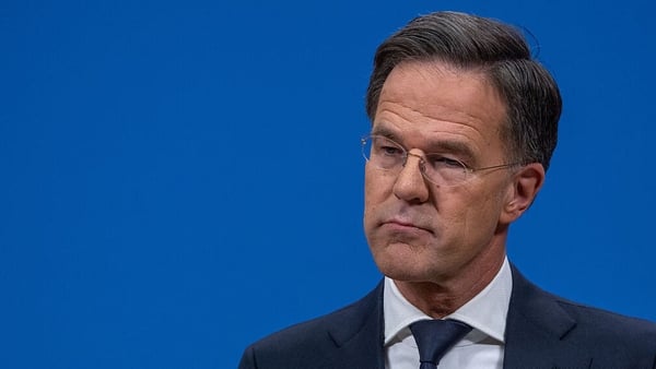 NATO Secretary General Mark Rutte speaks during a press conference