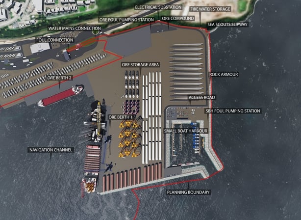 Illustration shows the proposed development at Rosslare Europort