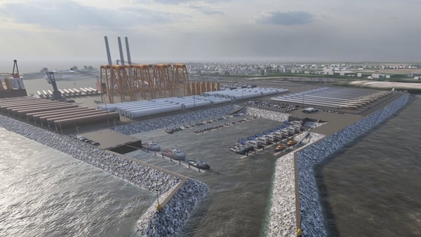 Illustration shows the proposed development at Rosslare Europort