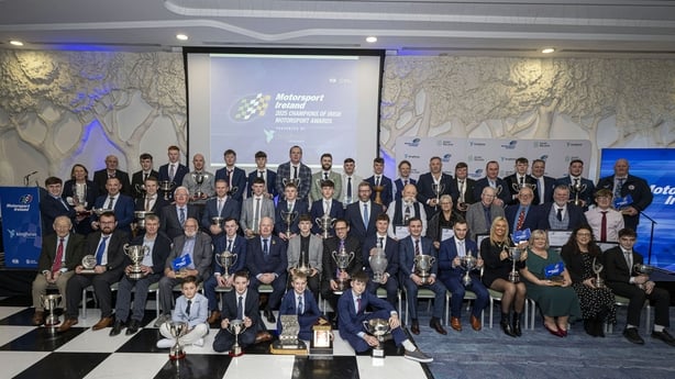 The 2025 Champions of Irish Motorsport Award winners
