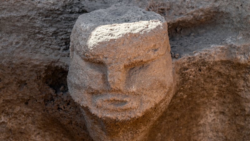 Archaeologists say the human sculptures 'can be read as a direct outcome of settled life' in the region