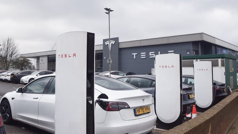 Tesla's UK car registrations fell by 19% in November, new figures show today
