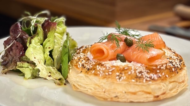  smoked salmon galettes