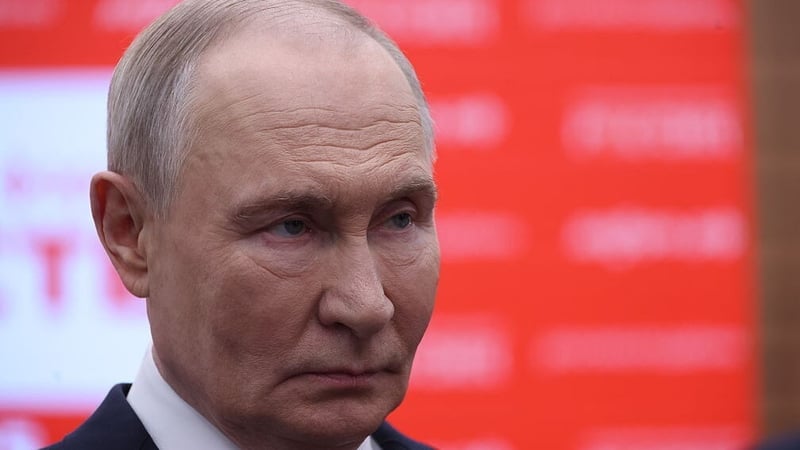 Russian President Vladimir Putin said his country would 'liberate these territories by force of arms' (file image)