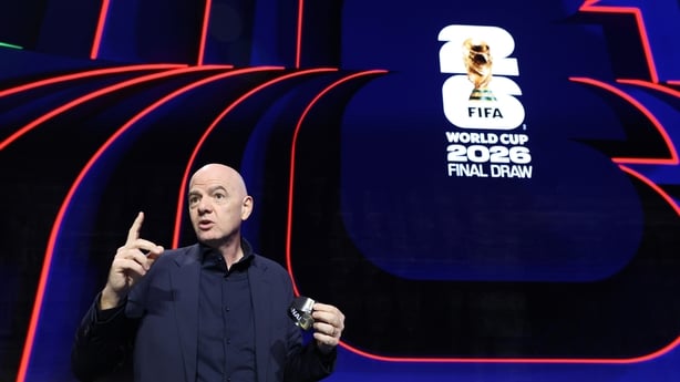 WASHINGTON, DC - DECEMBER 3: FIFA President Gianni Infantino on a visit to the Kennedy center ahead of the FIFA World Cup 2026 draw on December 3, 2025 in Washington, DC. (Photo by Tasos Katopodis - FIFA/FIFA via Getty Images)