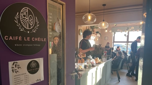 Students have assumed responsibilities for the running of Caifé le Chéile in Letterkenny