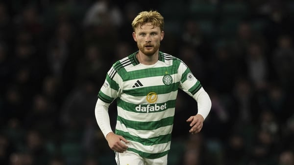 GLASGOW, SCOTLAND - DECEMBER 03: Celtic's Liam Scales during a William Hill Premiership match between Celtic and Dundee at Cetlic Park, on December 03, 2025, in Glasgow, Scotland. (Photo by Craig Foy/SNS Group via Getty Images)
