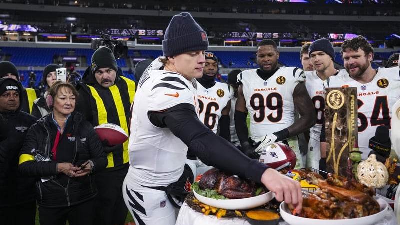 The Bengals will be hoping Joe Burrow has an appetite for success