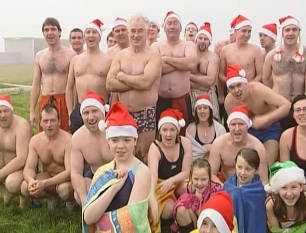 Christmas Day Swimmers in Galway, 2005