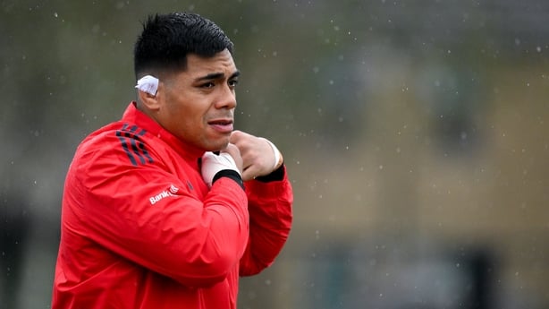1 December 2025; Michael Ala'alatoa arrives for Munster Rugby squad training at the University of Limerick in Limerick. Photo by Brendan Moran/Sportsfile