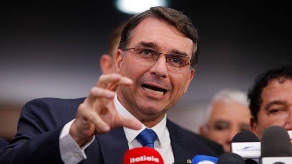 Senator Flavio Bolsonaro, son of former Brazilian President Jair Bolsonaro