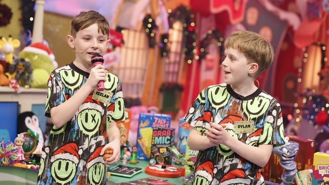 Keelan and Dylan sing Lewis Capaldi on the Late Late Toy Show