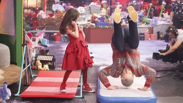 Lauren watches Patrick Kielty go head over heels on the Late Late Toy Show
