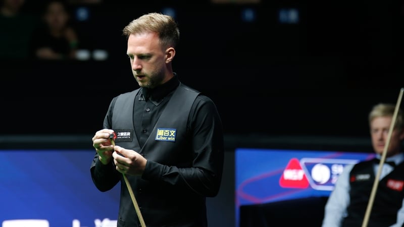Judd Trump in action against Neil Robertson earlier this year in the Shanghai Masters
