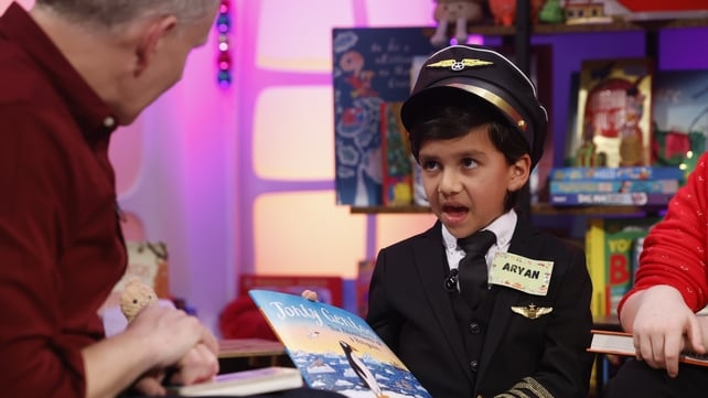 Aryan from Dublin picks his favourite books on The Late Late Toy Show 2025
