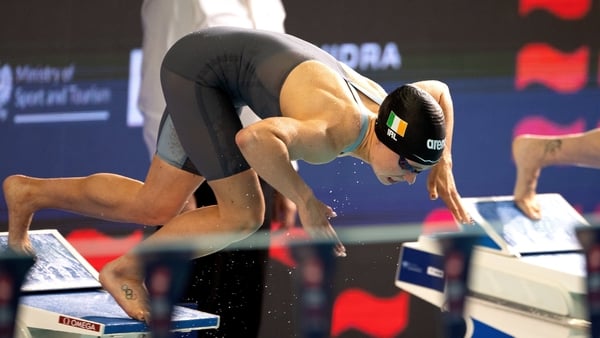 4 December 2025; Ellen Walshe of Ireland competes in the Women's 100m Individual Medley final during day three of the European Short Course Swimming Championships at Lublin in Poland. Photo by Nikola Krstic/Sportsfile