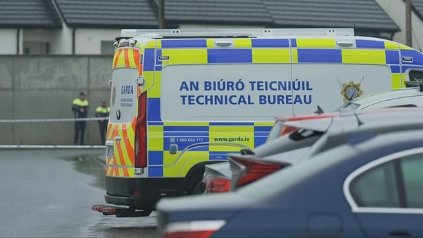 Garda vehicle on scene in Edenderry