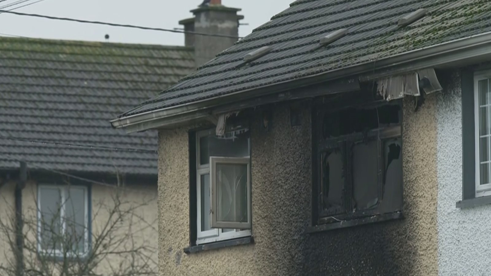 A murder investigation is under way after a four-year-old boy and a 60-year-old woman were killed in a house fire in Edenderry, Co Offaly yesterday evening.