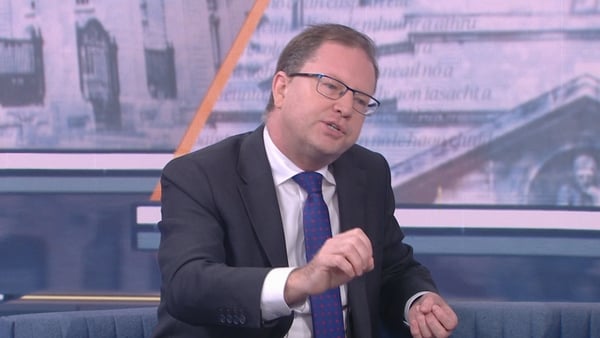 James Lawless speaking on The Week in Politics