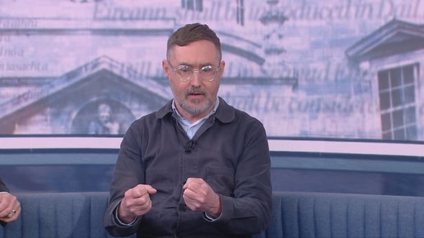 Eoin Ó Broin speaking on The Week in Politics