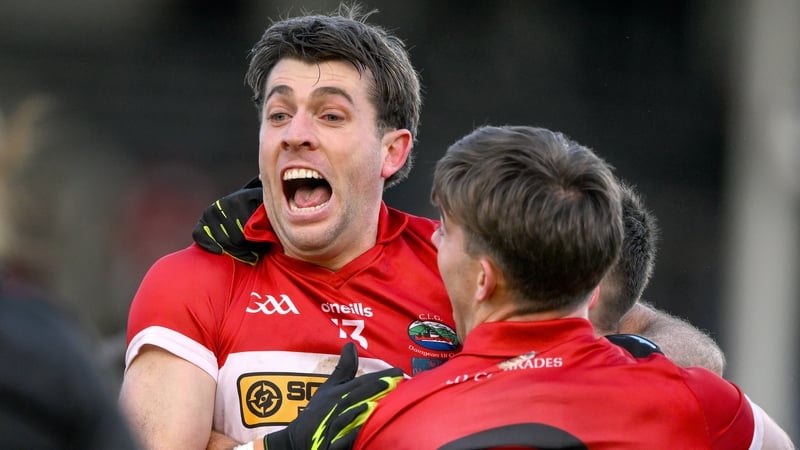 Joy for Conor Geaney after kicking the winning score