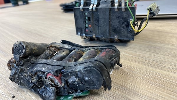 Damaged batteries
