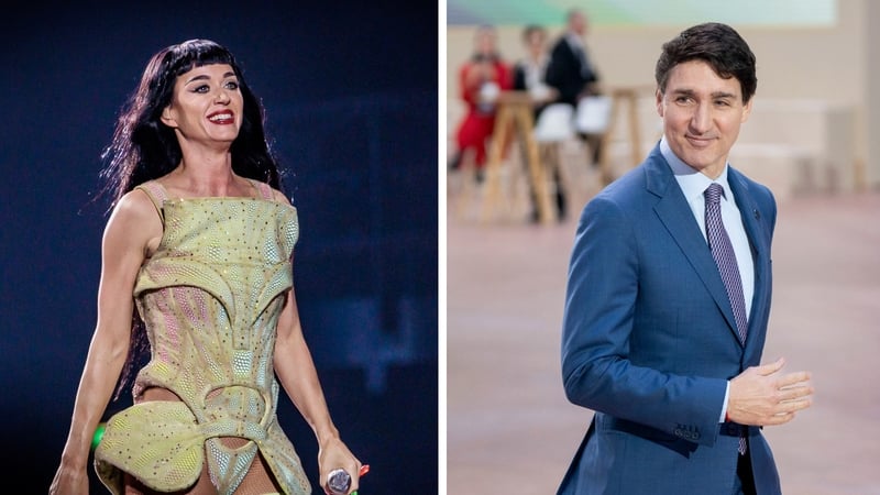 Katy Perry and Justin Trudeau