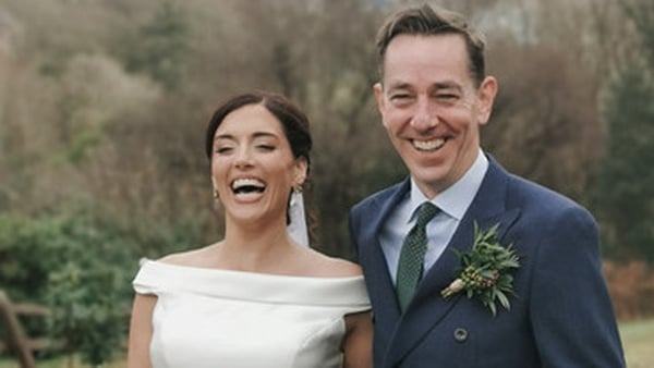 Ryan Tubridy and Dr Clare Kambamettu pictured on their wedding day