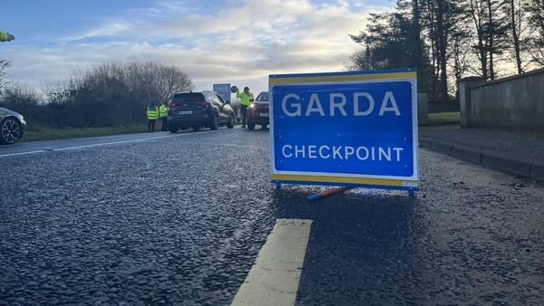 Garda checkpoint