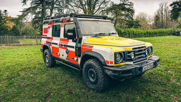Dublin Wicklow Mountain Rescue Ineos Grenadier rescue vehilce