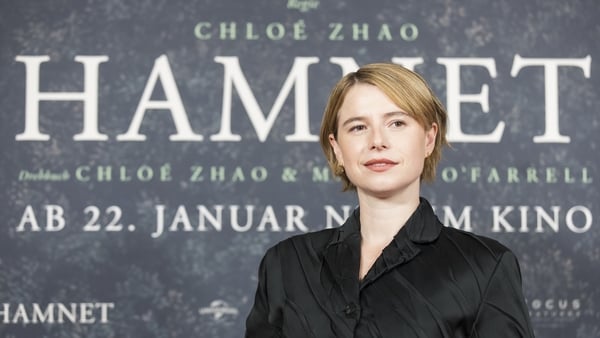 BERLIN, GERMANY - DECEMBER 8: Jessie Buckley attends the "Hamnet" premiere at Delphi Filmpalast on December 8, 2025 in Berlin, Germany. (Photo by Ben Kriemann/Getty Images)