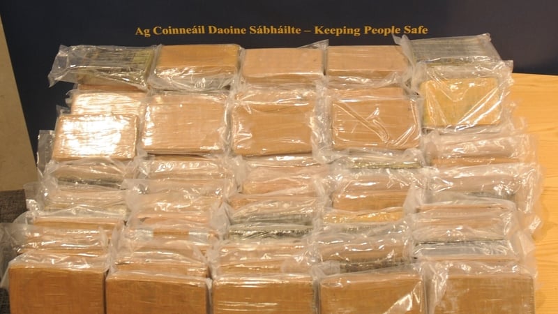 The drugs were seized during search operations in Wexford and Dublin