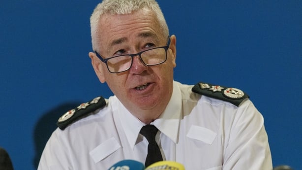 PSNI Chief Constable Jon Boutcher in Belfast following the publication of the final Kenova report