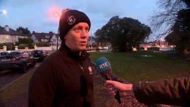 Onlookers survey extent of flooding in Clontarf, Co Dublin