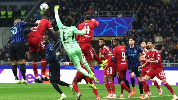 Inter v Liverpool in Champions League