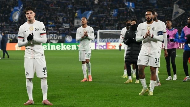 Chelsea after defeat to Atalanta