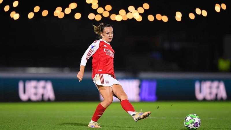 Katie McCabe made her 50th Champions League appearance for Arsenal
