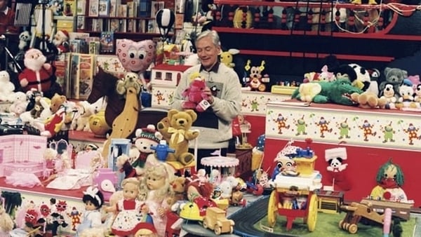 Gay Byrne on The Late Late Toy Show in a Christmas jumper