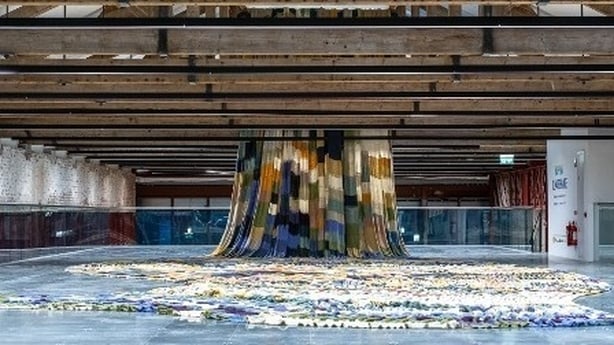 The Knitting Map as part of UCC Mapping Climate Change exhibition