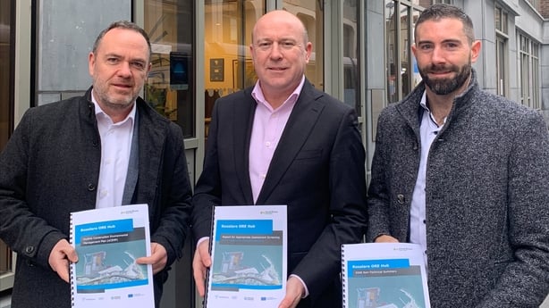 L-R: Senior Project Manager, Iarnród Éireann, Billy Hoey; Director of Commercial Business Units, Iarnród Éireann, Glenn Carr; and Project Manager, Iarnród Éireann, Eoin O'Shea