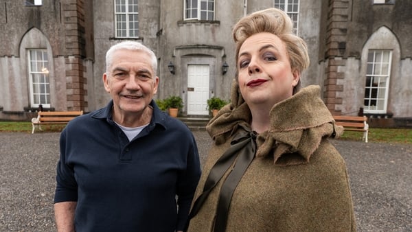 Paudie Moloney and Oliver Callan as Siobhan McSweeney in Callan Kicks the Year 2025