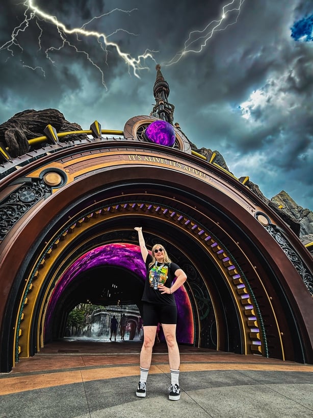 Tara Povey at Universal Studios